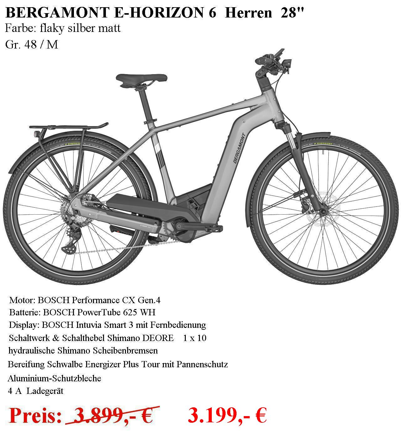 E Horizon 6 Gent silber Gr.48 reduziert a