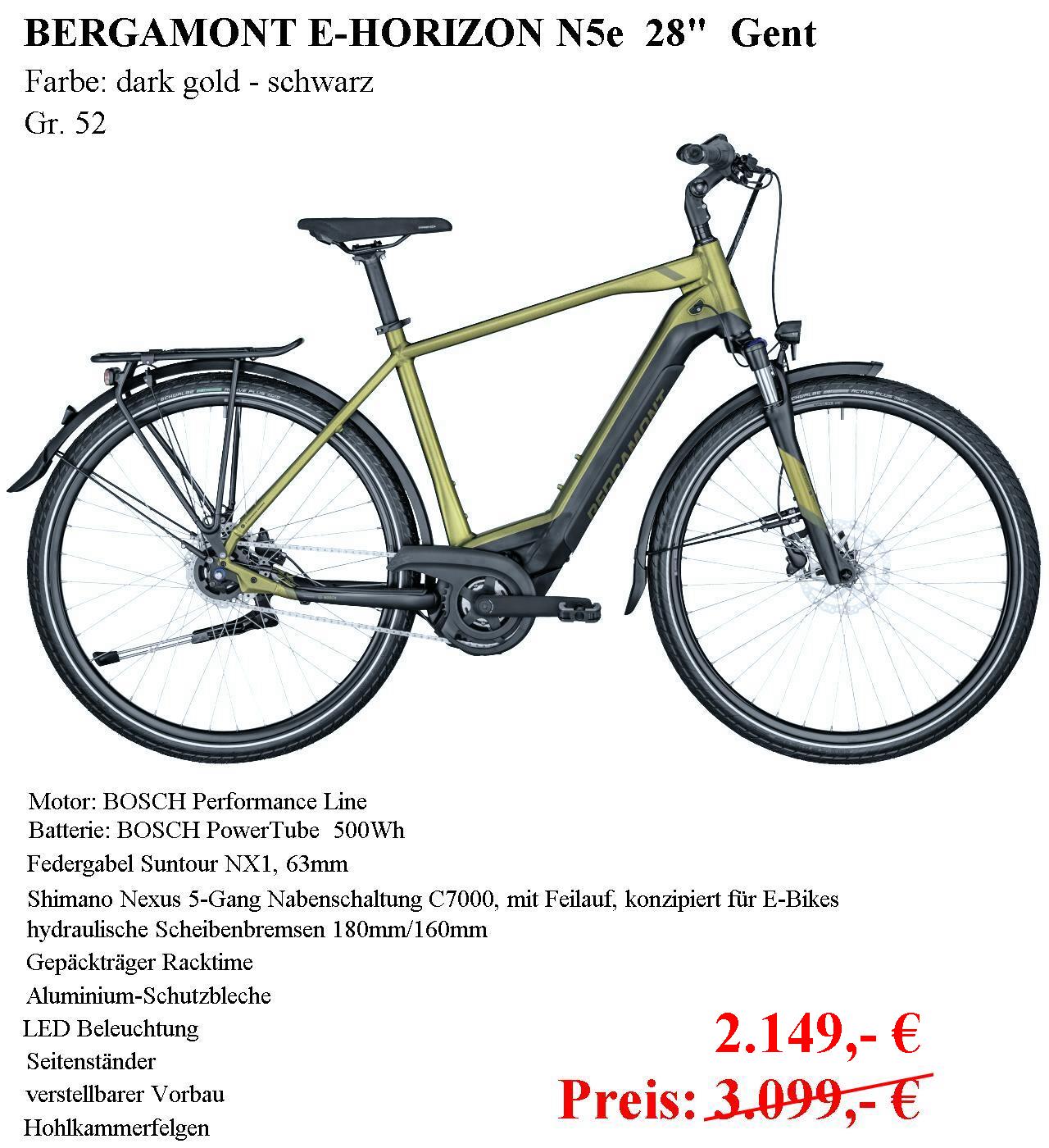 E Horizon N5e FH500 Gent Gr.52 2022
