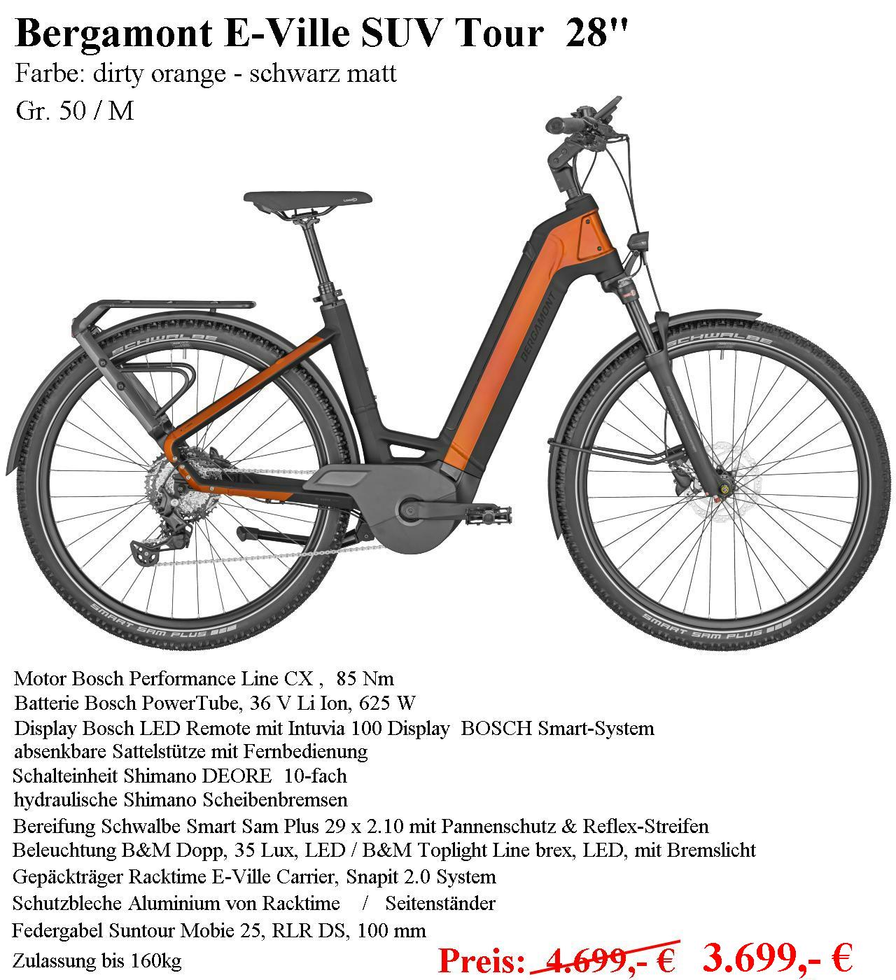 E Ville SUV Tour Gr.50 sw orange 2023