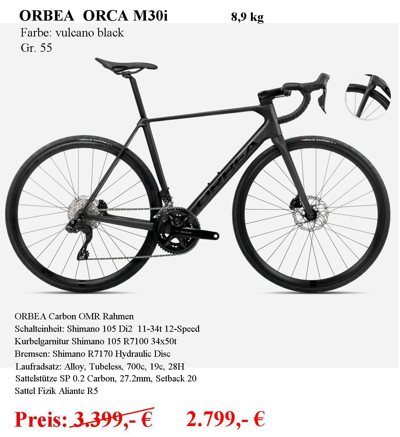 ORCA M30i Gr.55 vulcano black 2025 überar